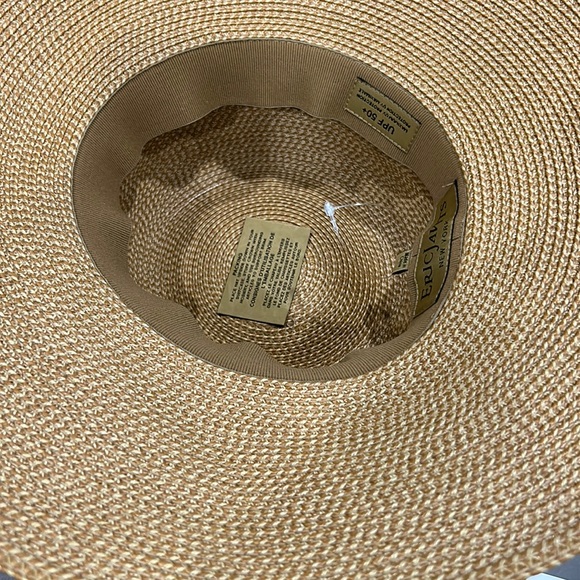 ERIC JAVITS NEW Hampton' Straw Sun Hat - Picture 5 of 9
